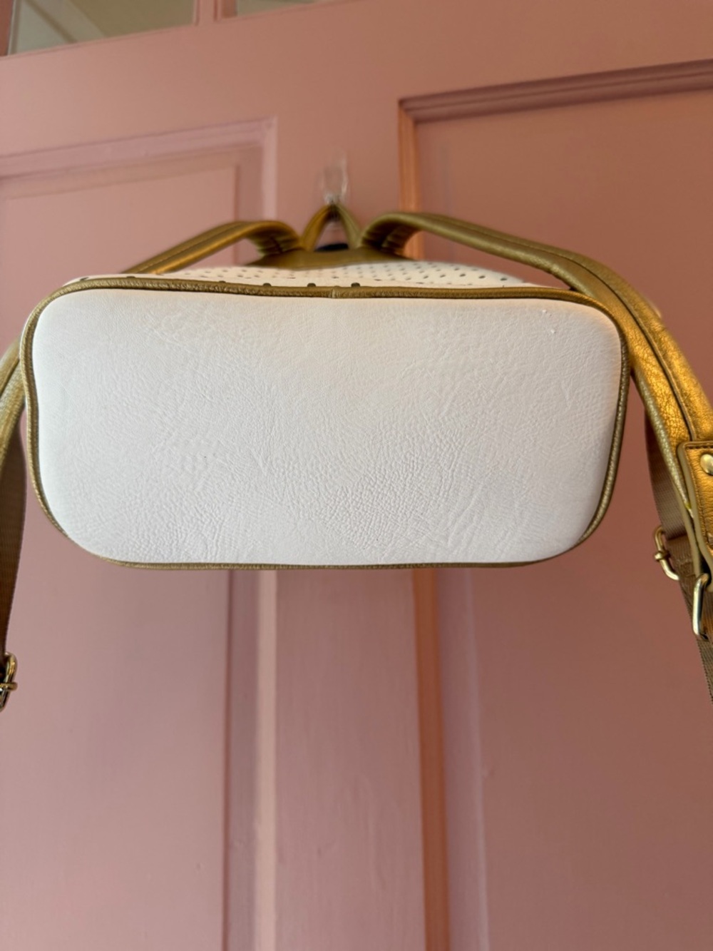 Loungefly White and Gold Mini - It’s a Small World Design - Picture 7 of 7